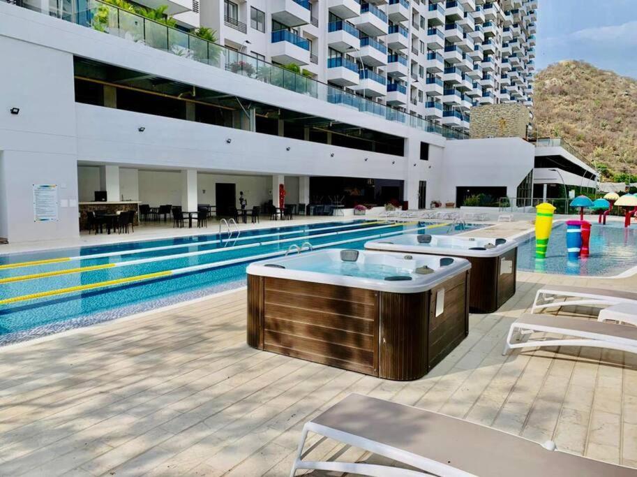 Samaria Club De Playa By Santa Marta Playa Resort, Preciosos Apartamentos En El Sector Exclusivo De Pozos Colorados Екстериор снимка