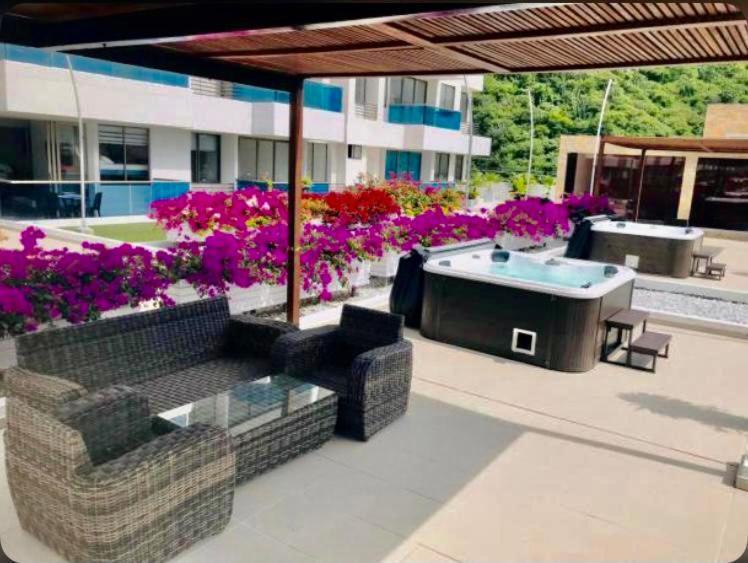 Samaria Club De Playa By Santa Marta Playa Resort, Preciosos Apartamentos En El Sector Exclusivo De Pozos Colorados Екстериор снимка